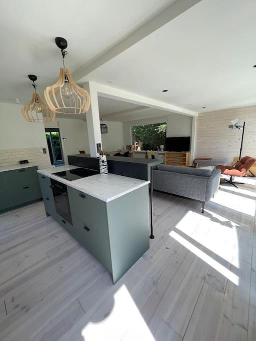 Modern Beach House For 12 Pers! With Jacuzzi Юлианадорп Экстерьер фото